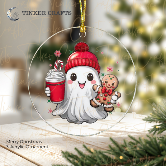 Merry Ghostmas Ornament