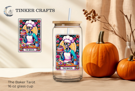 The Baker Tarot Glass Cup