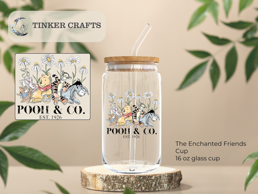 The Enchanted Friends Glass Cup