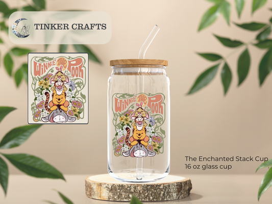 The Enchanted Stack Glass Cup