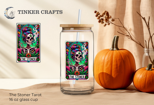 The Stoner Tarot Glass Cup