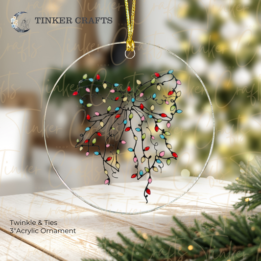 Twinkle & Ties Ornament