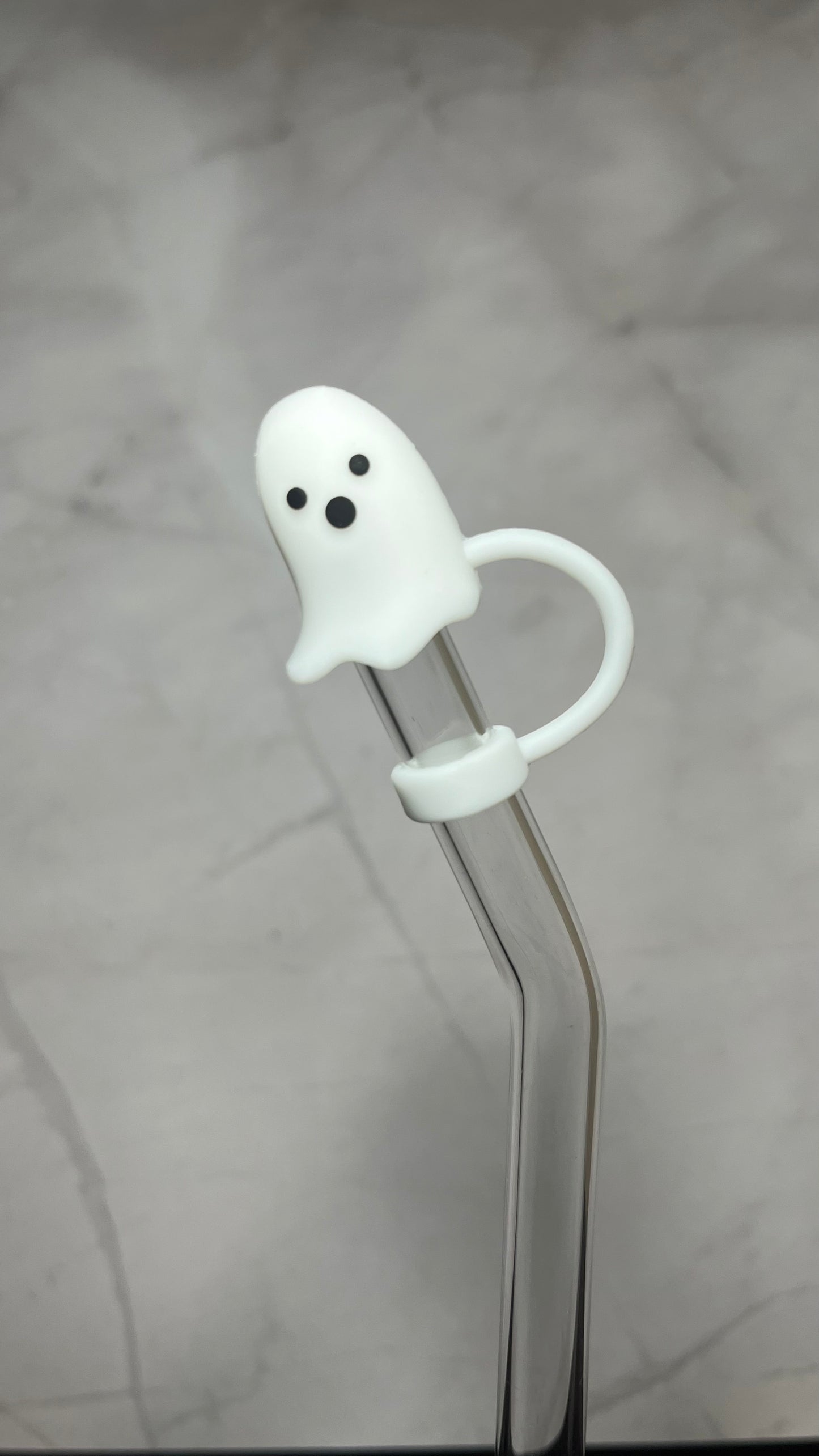 Floating Ghost Straw Topper