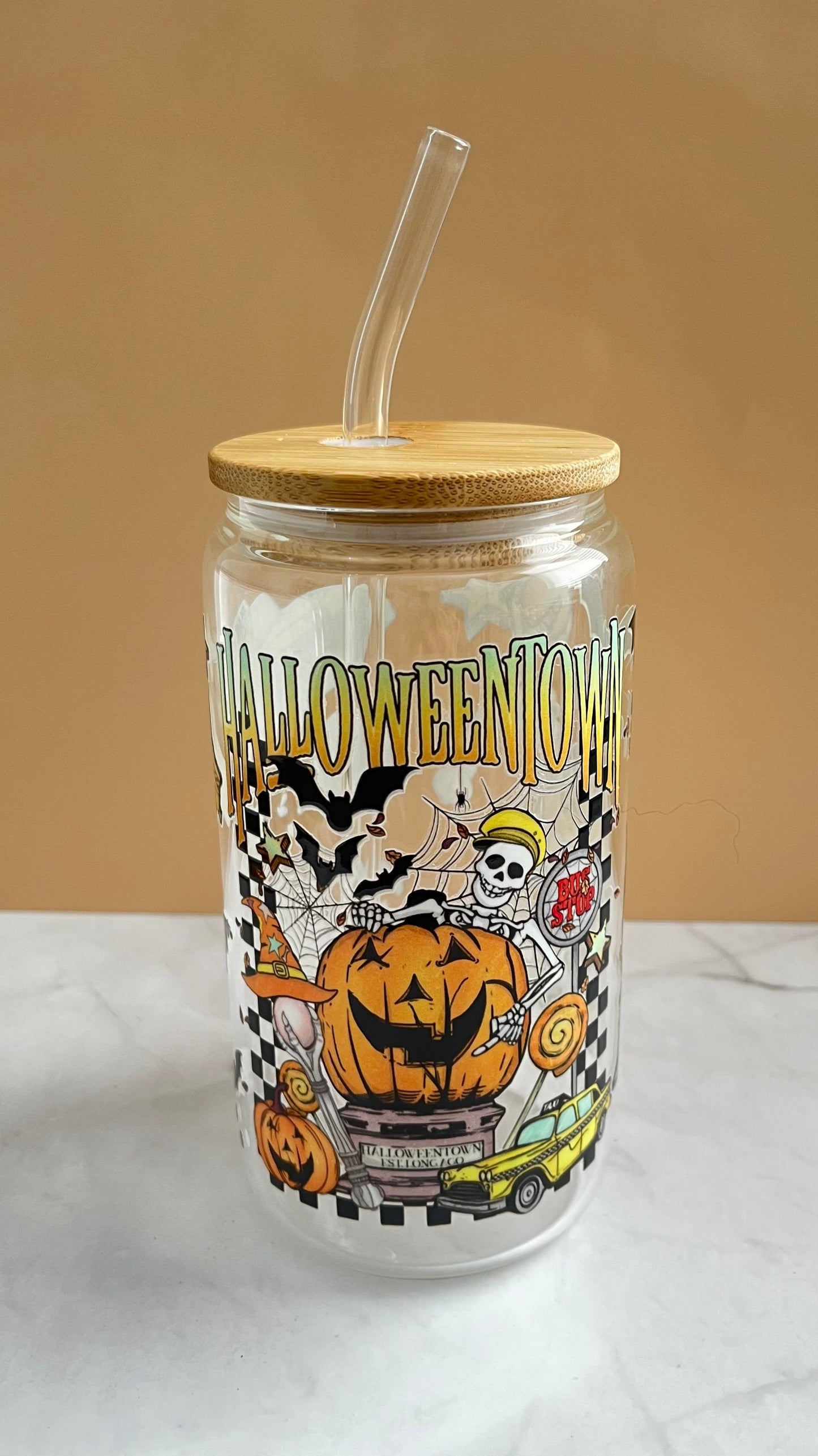 Spookyville Glass Cup