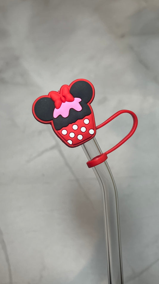 Minnie Cupcake Straw Topper