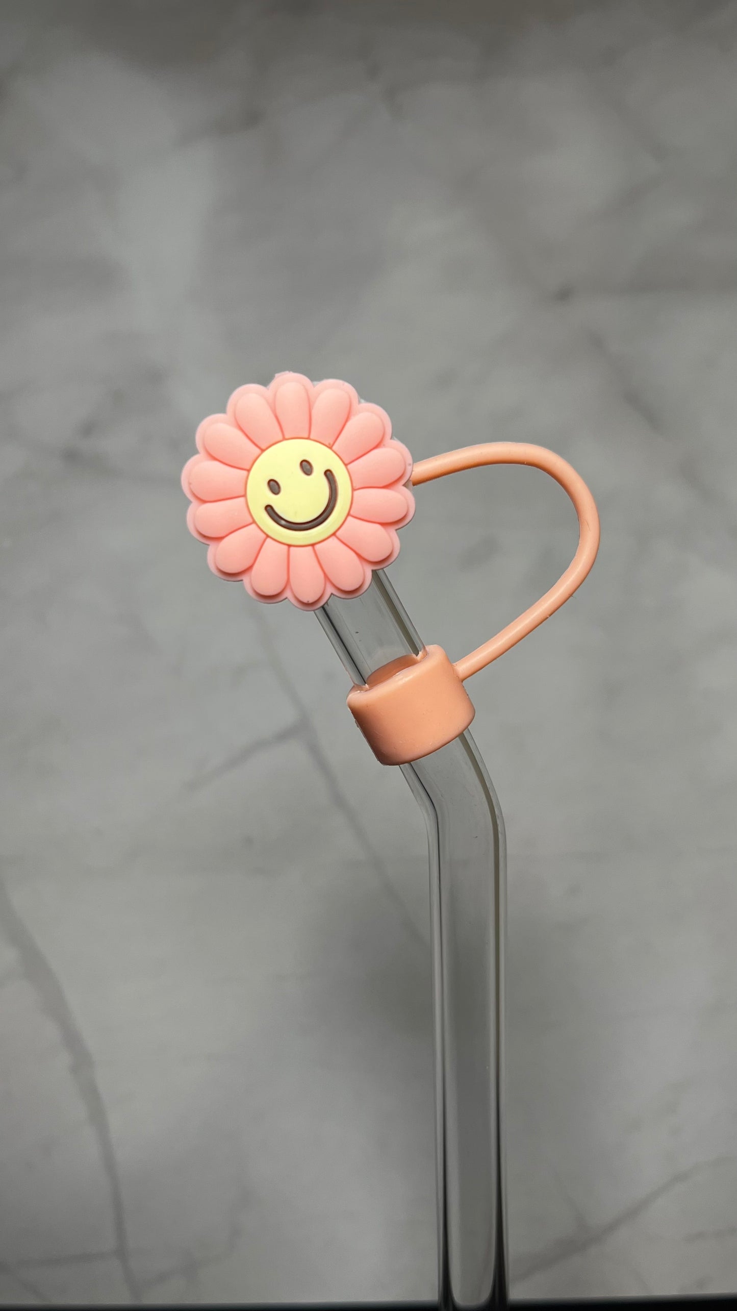 Happy Face Straw Topper