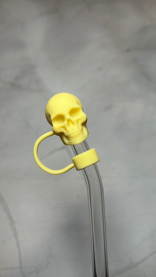 Sunshine Skull Straw Topper