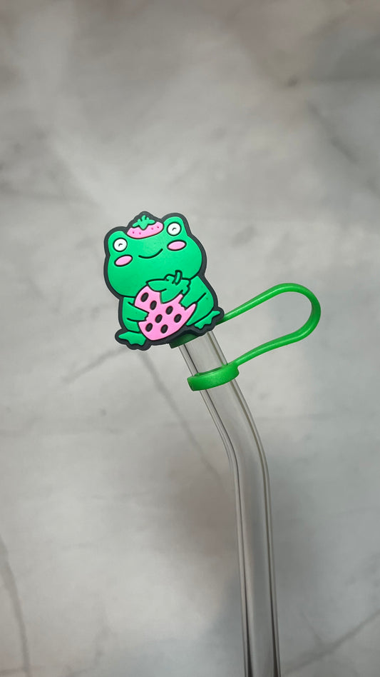 Frog Straw Topper