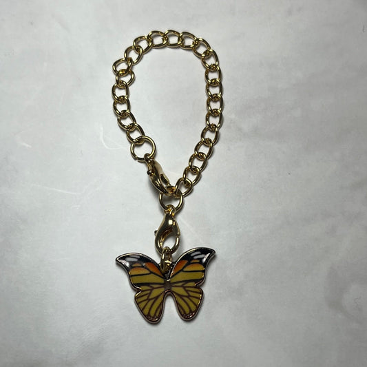 Yellow Butterfly Cup Charm